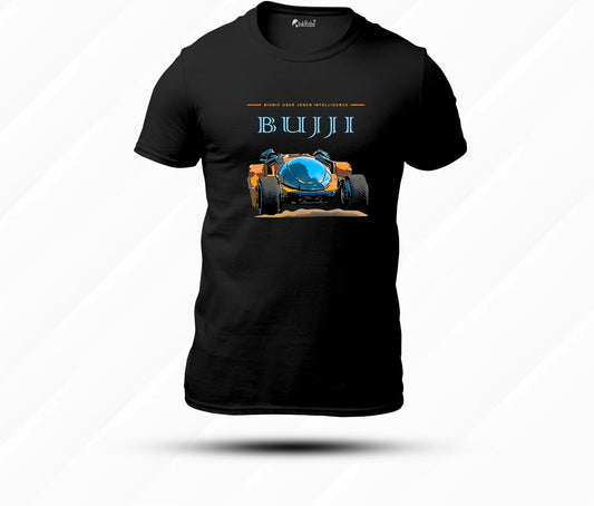 Bujji Black T-shirt - Bionic User Josen Intelligence - Bujji